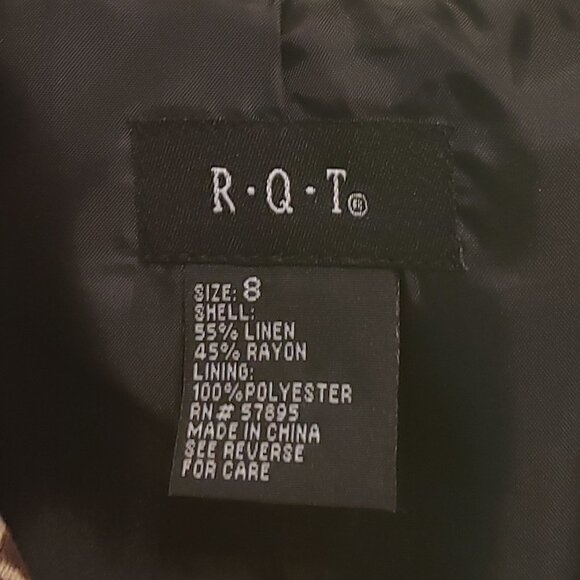 Ladies R.Q.T. Fall Floral Blazer - 8 - Picture 4 of 4